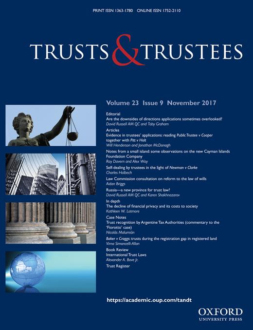 Trusts & Trustees