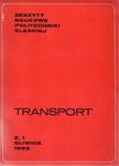 Scientific Journal Of Silesian University Of Technology-series Transport