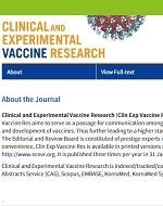 Clinical And Experimental Vaccine Research