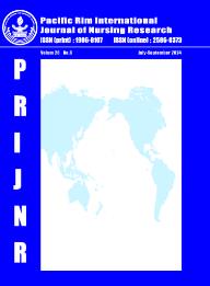 Pacific Rim International Journal Of Nursing Research