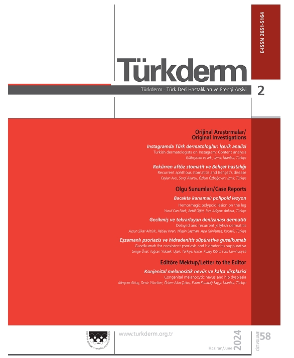 Turkderm-turkish Archives Of Dermatology And Venerology