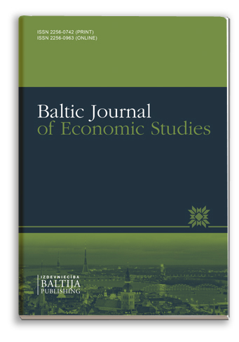 Baltic Journal Of Economic Studies