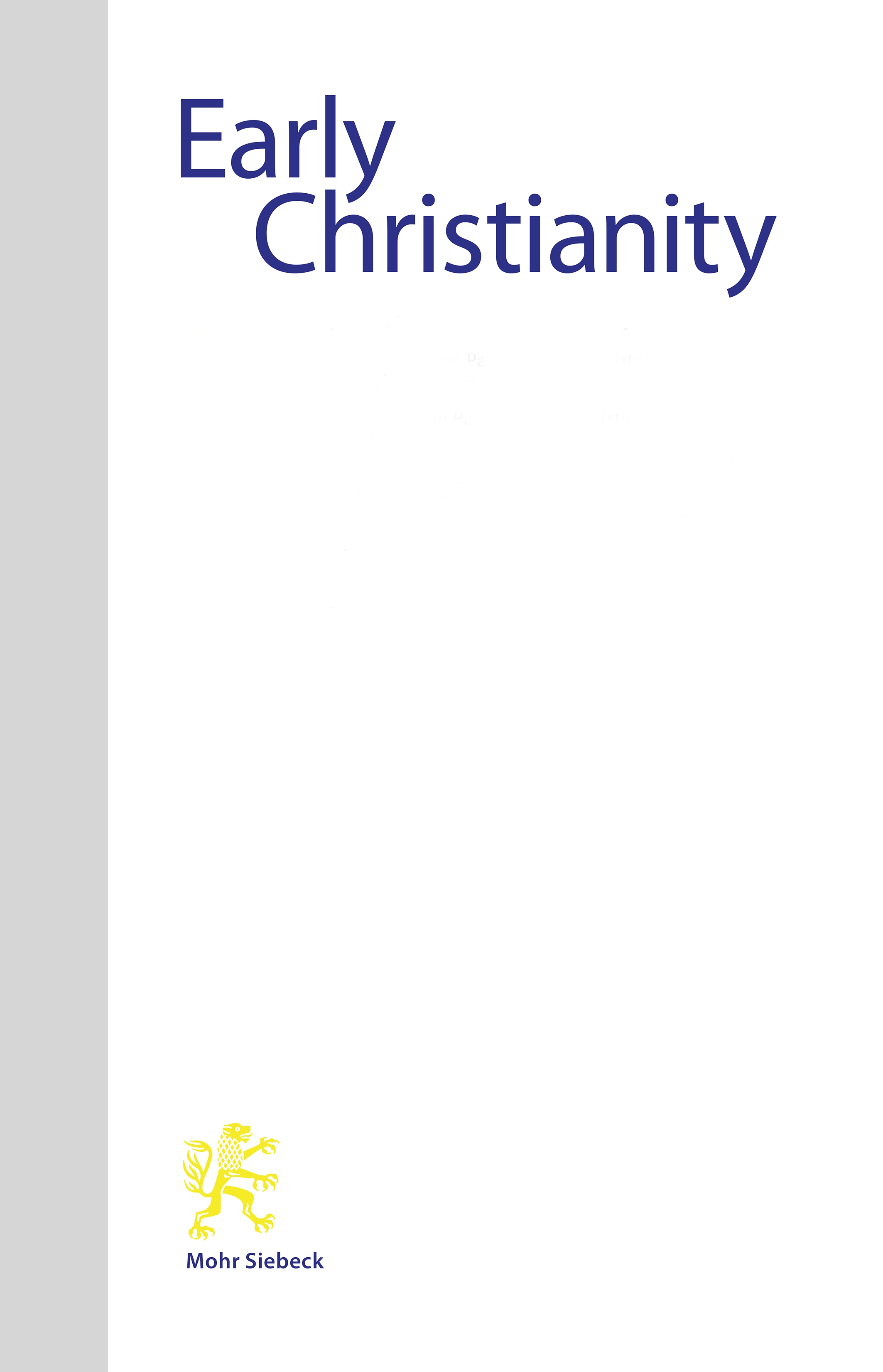 Early Christianity